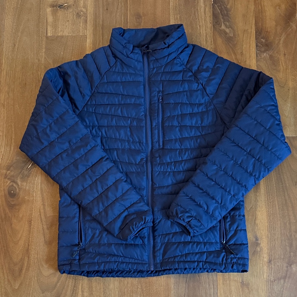 Pulse Men's Navy Puffer Jacket